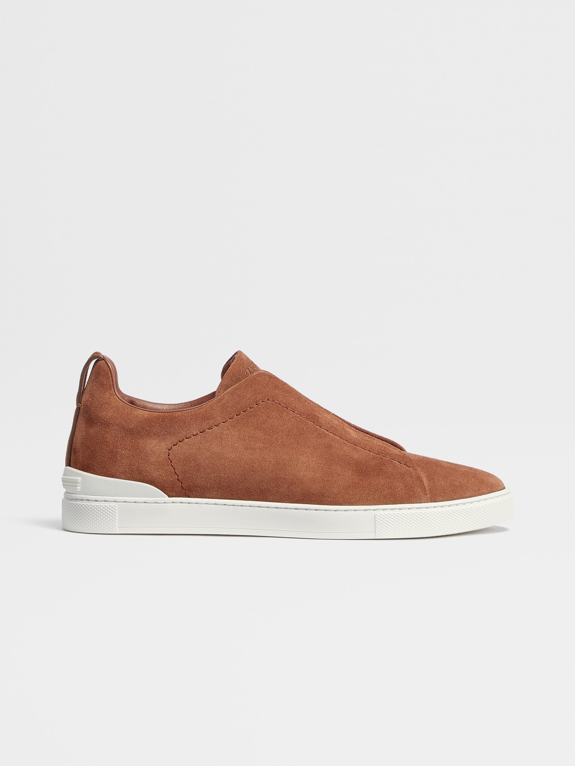 Zegna Suede low-top Sneakers | Brown