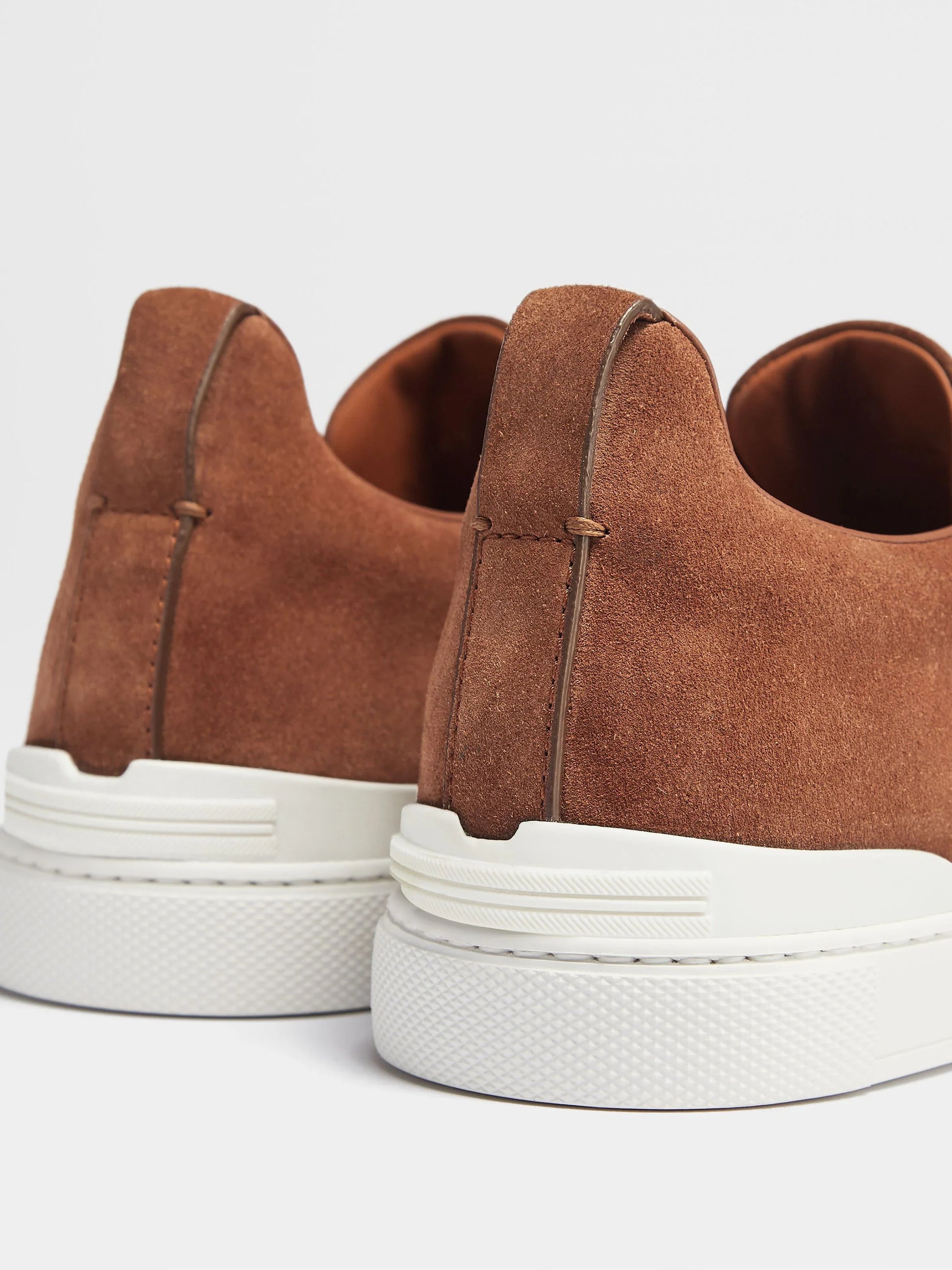 Zegna Suede low-top Sneakers | Brown