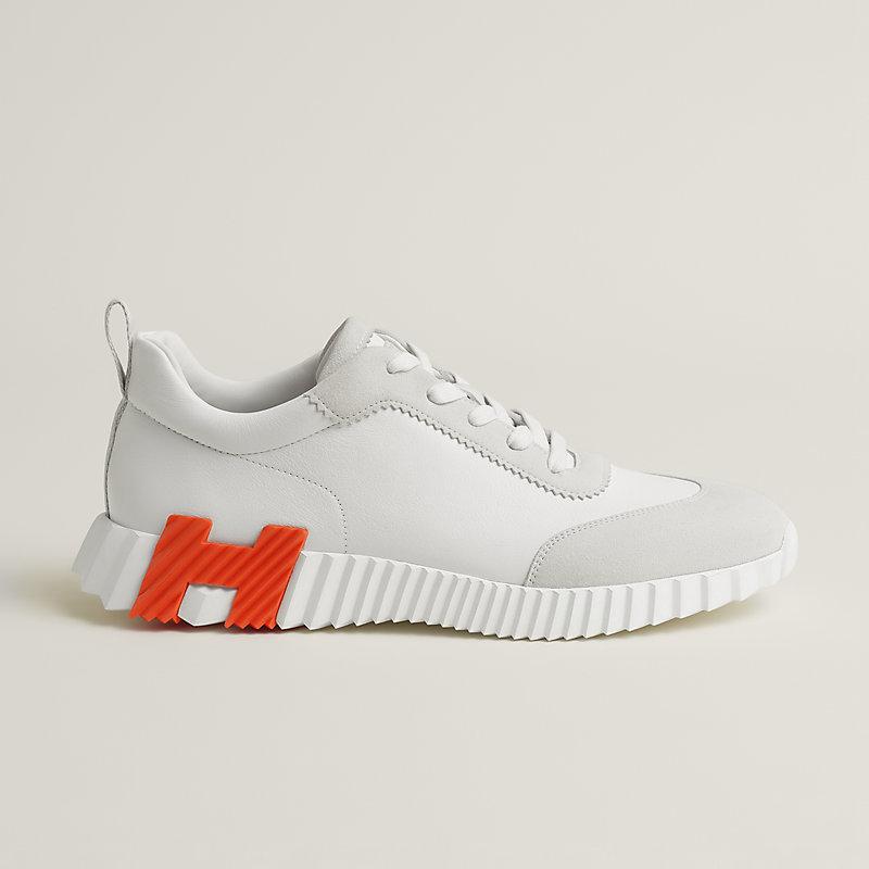 Hermes Bouncing sneaker White - orange