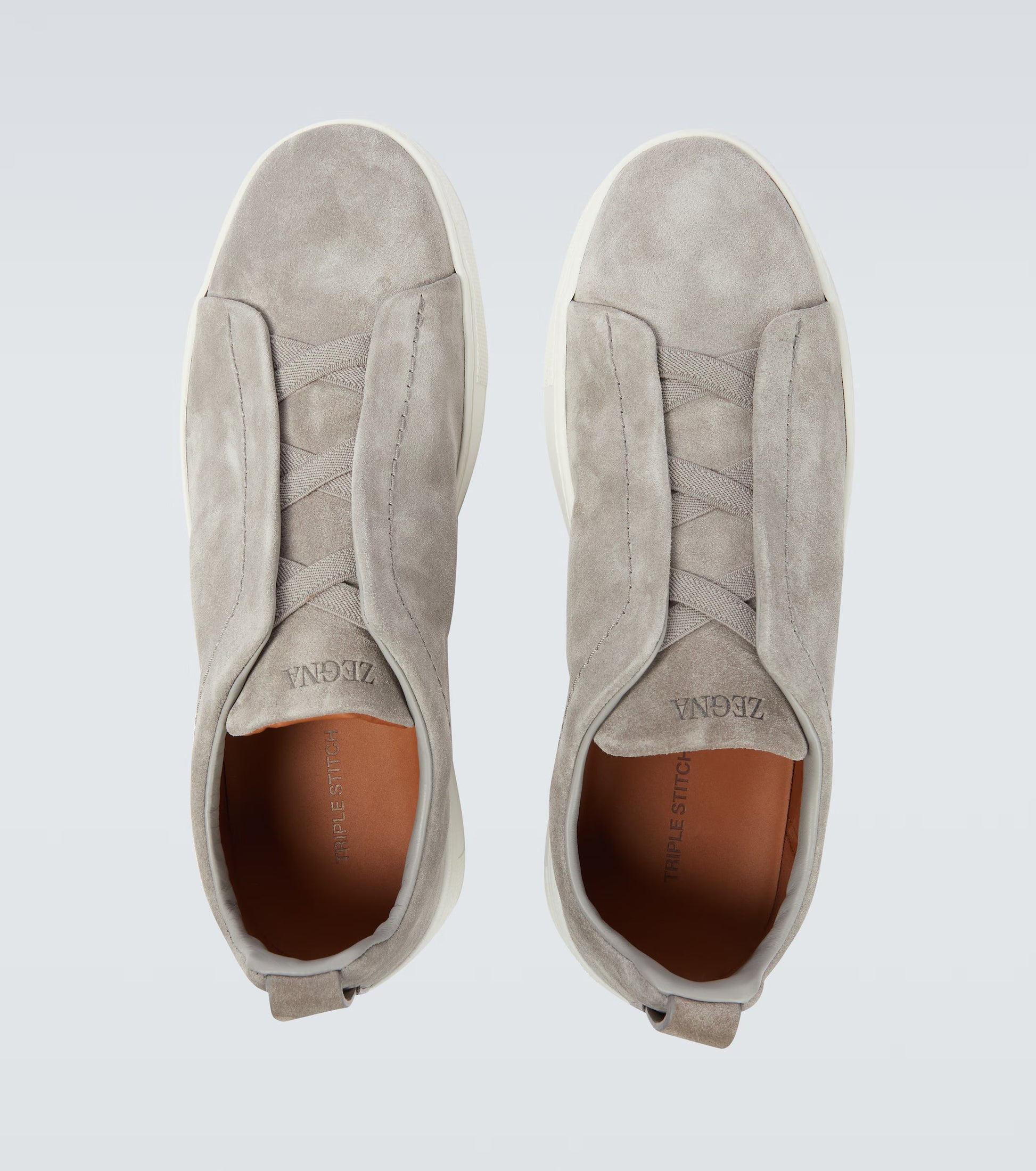 Zegna Suede low-top Sneakers | Grey