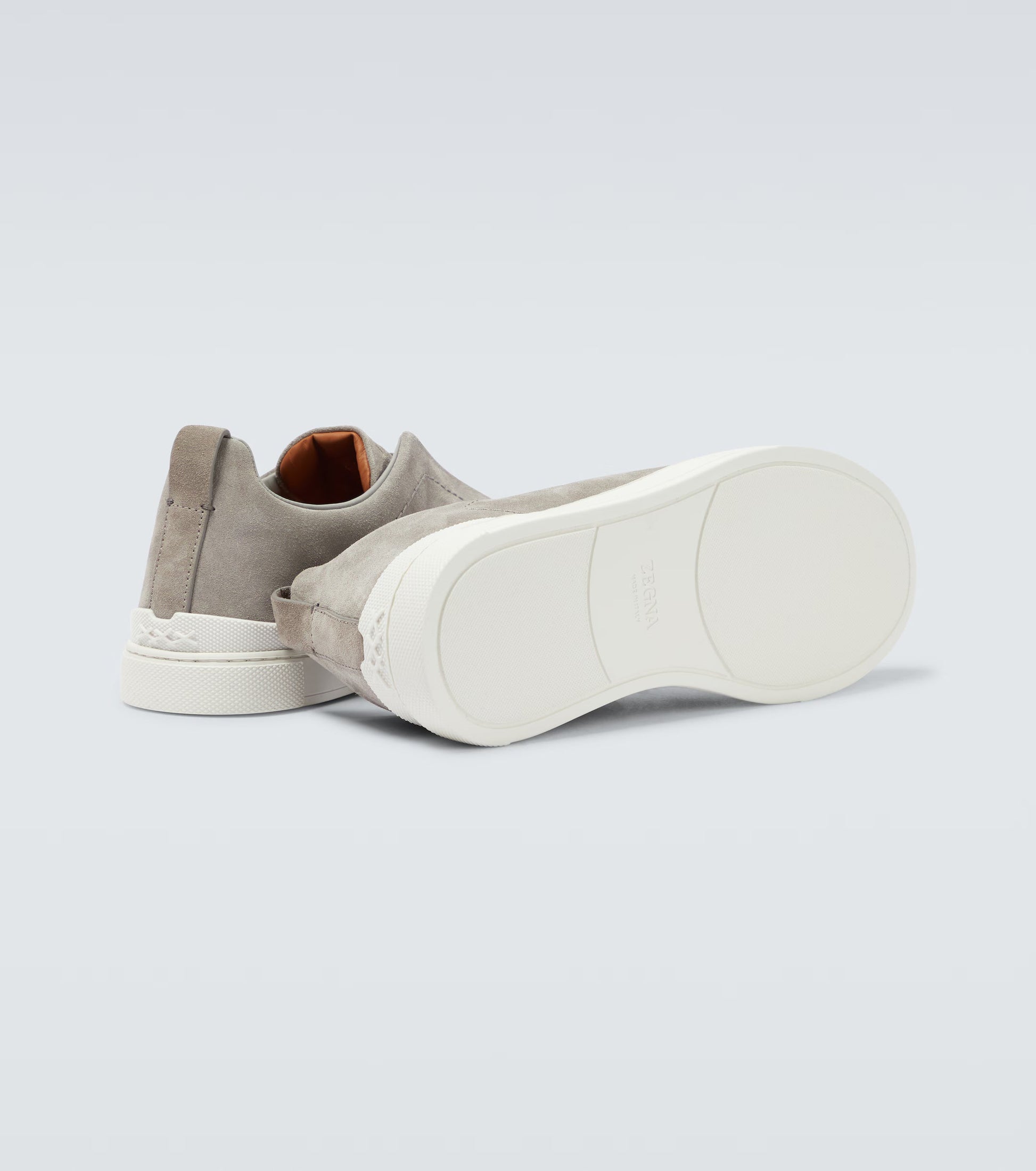 Zegna Suede low-top Sneakers | Grey