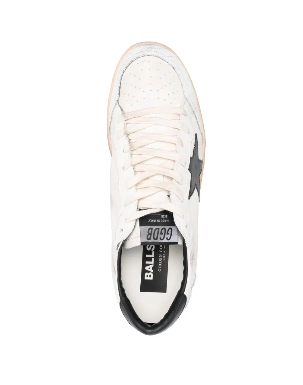 Golden Goose Ball Star white-black