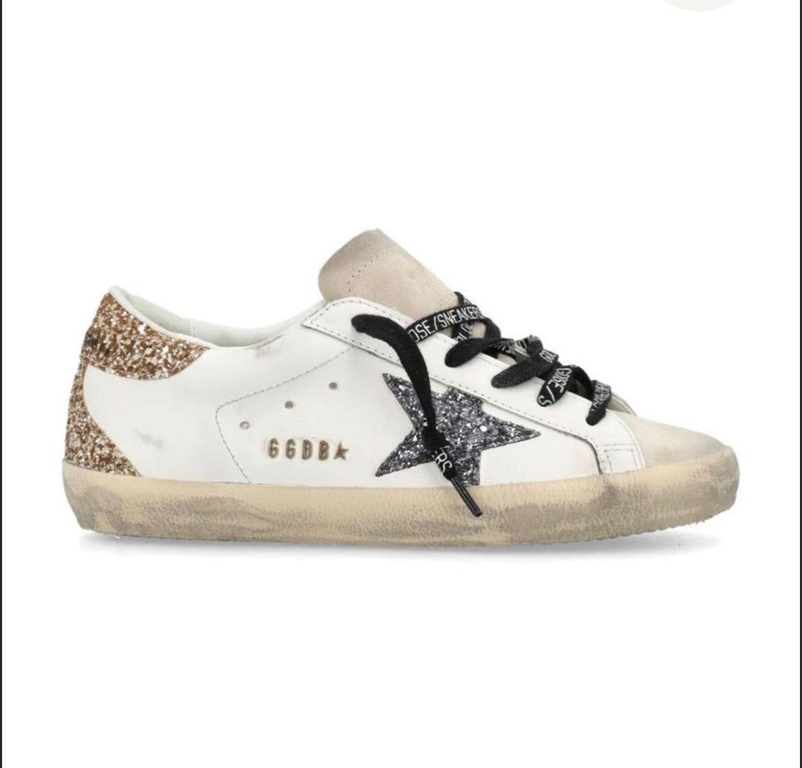 Golden Goose Beyaz Gold Kadın Deri Sneaker
