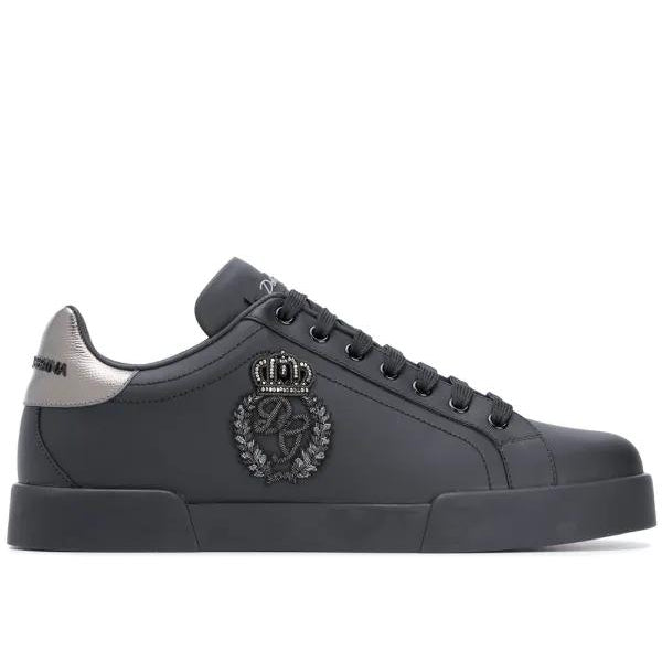 Dolce & Gabbana Black Portofino Sneakers