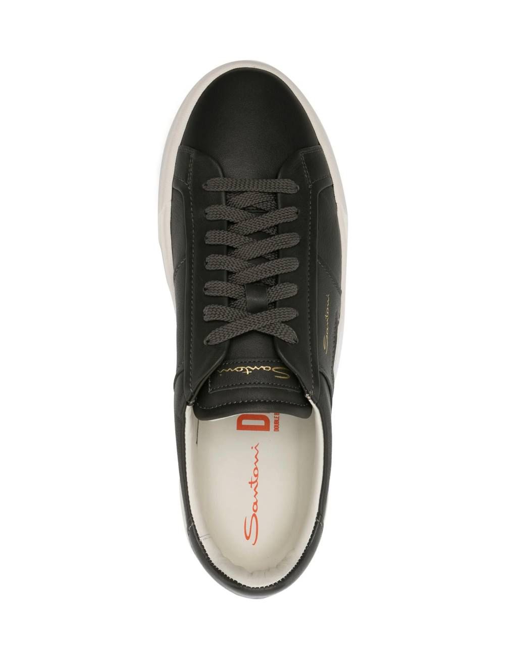 Santoni Double Buckle Sneakers | Olive
