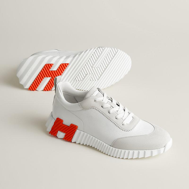 Hermes Bouncing sneaker White - orange