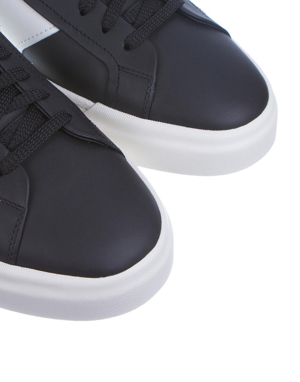 Santoni Double Buckle Sneakers | Navy